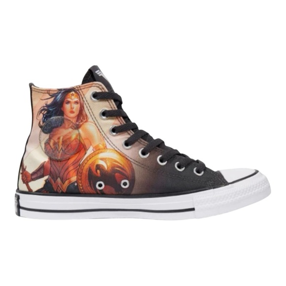 Converse DC Comics X Chuck Taylor Wonder Woman. Graphic High-Top Sneakers - Picture 3 of 10